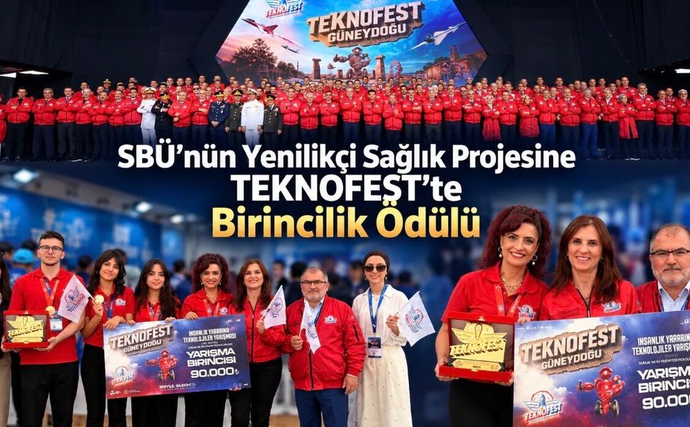 SBÜ’ye TEKNOFEST’te Türkiye birinciliği: Ödülü Cumhurbaşkanı Erdoğan takdim etti