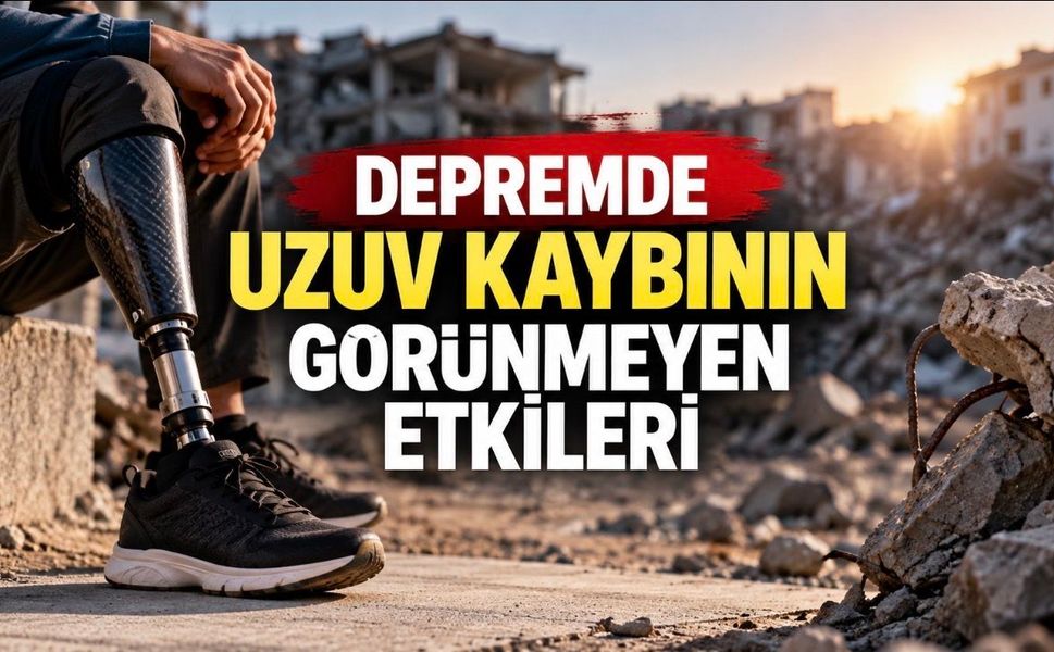 Ege Üniversitesinden 6 Şubat Depremleri Araştırması: Uzuv Kaybının Fiziksel ve Psikolojik Etkileri