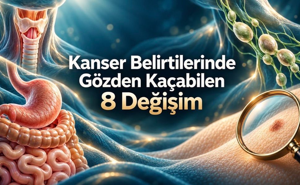 Kanser belirtileri: Gözden kaçabilen 8 değişim