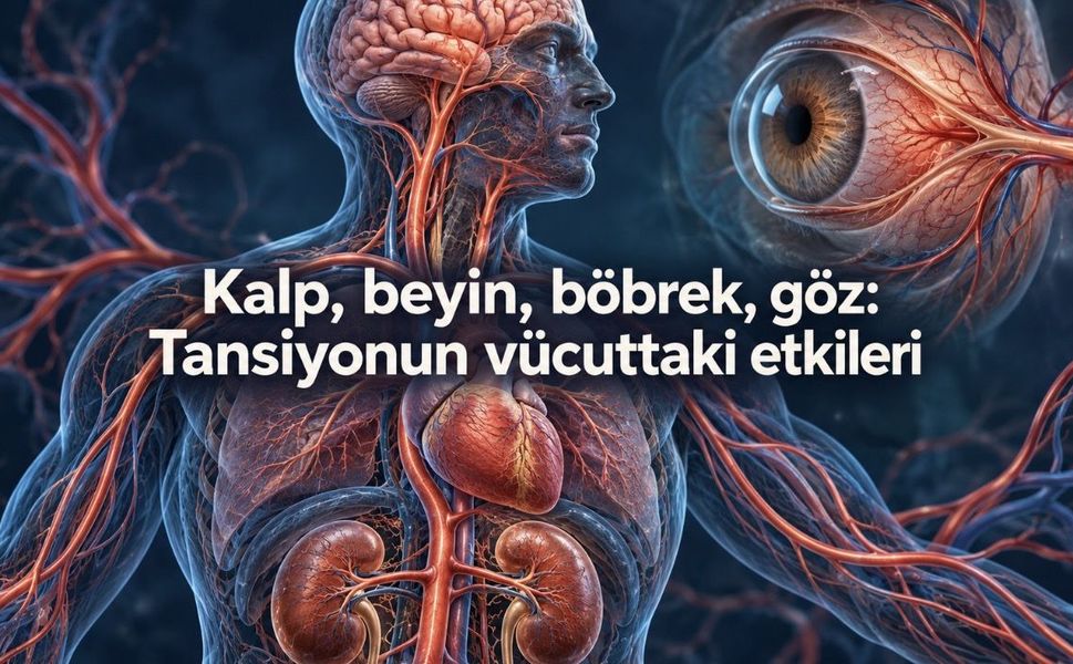 Yüksek tansiyon belirti vermeden organ hasarına yol açabilir