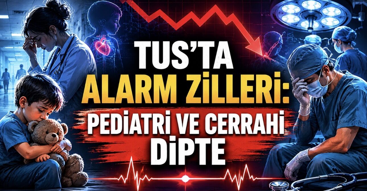TUS’ta Kritik Kırılma: Cerrahi ve Pediatri Alarm Veriyor