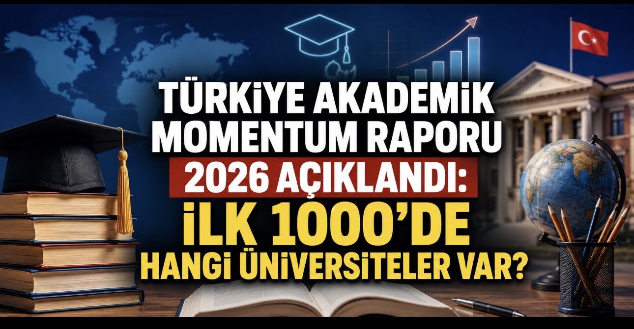 Türkiye Akademik Momentum Raporu 2026 Açıklandı: İlk 500’de Tek Türk Üniversitesi