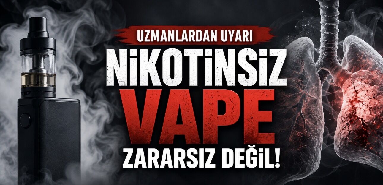 Nikotinsiz Vape Masum Değil: Akciğerden Kalbe Uzanan Riskler Araştırmalarda Görüldü