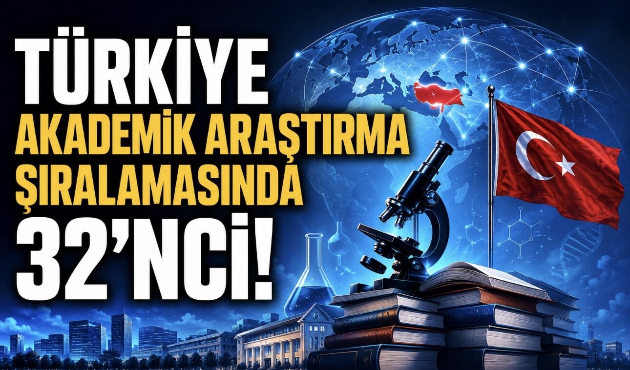 Türkiye Akademik Araştırma Gücünde Dünyada 32’nci Sıraya Yükseldi