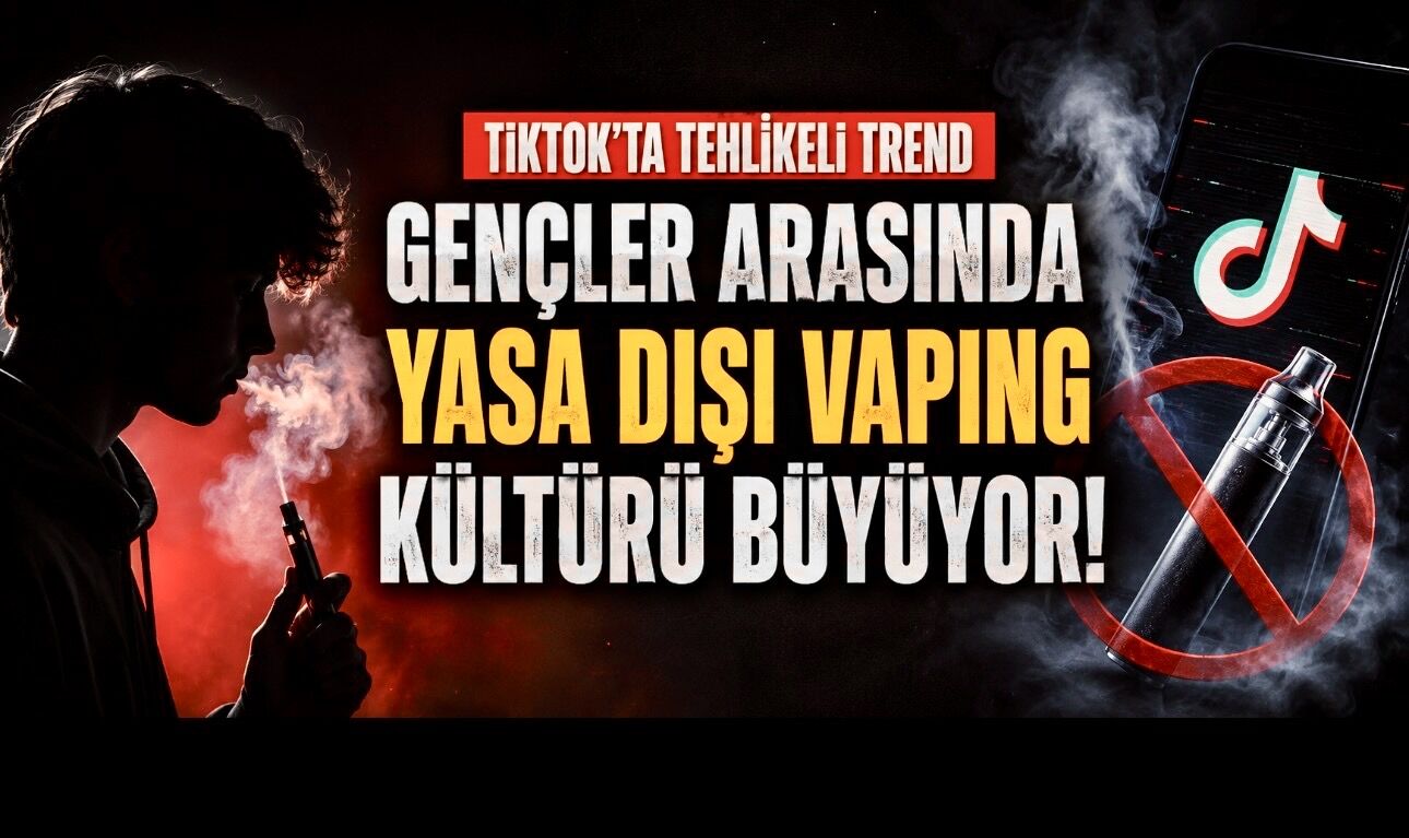 TikTok’ta Tehlikeli Trend: Gençler Arasında Yasa Dışı Elektronik Sigara Kültürü Büyüyor