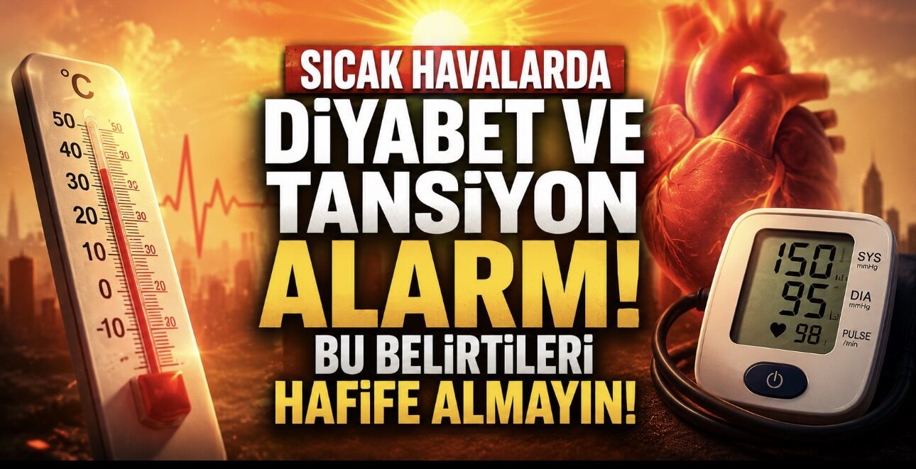 Sıcak Havalarda Diyabet ve Tansiyon Alarmı: Bu Belirtileri Hafife Almayın