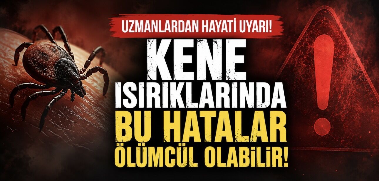 Kene Isırığında İlk Dakikalar Hayati: Yanlış Müdahale KKKA Riskini Artırabilir