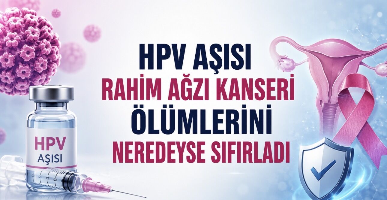 HPV Aşısı Rahim Ağzı Kanseri Ölümlerini Neredeyse Sıfırladı