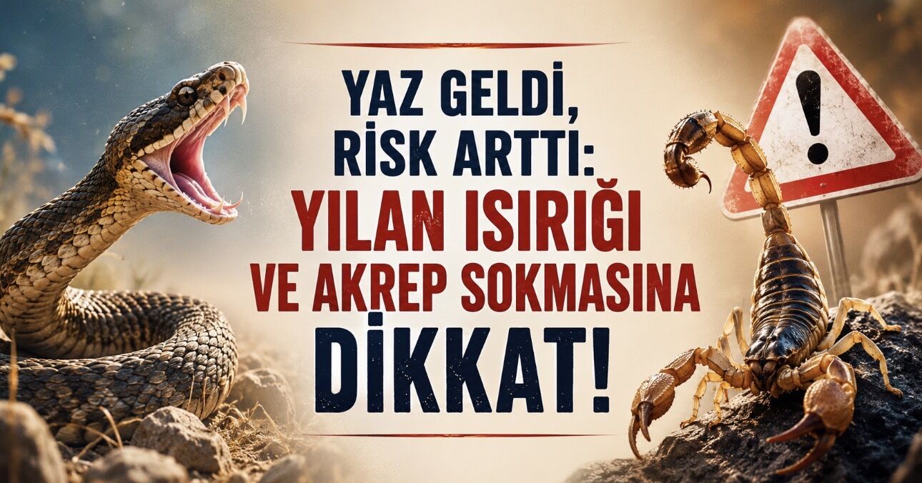 Yaz Geldi, Risk Arttı: Uzmanlardan Yılan Isırıkları ve Akrep Sokmalarına Karşı Hayat Kurtaran Uyarılar