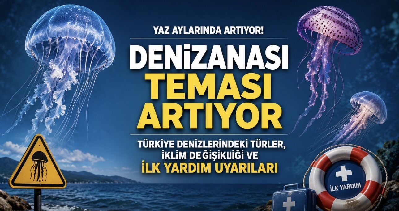 Yaz Aylarında Denizanası Teması Artıyor: Uzmanlardan İlk Yardım ve Korunma Uyarıları