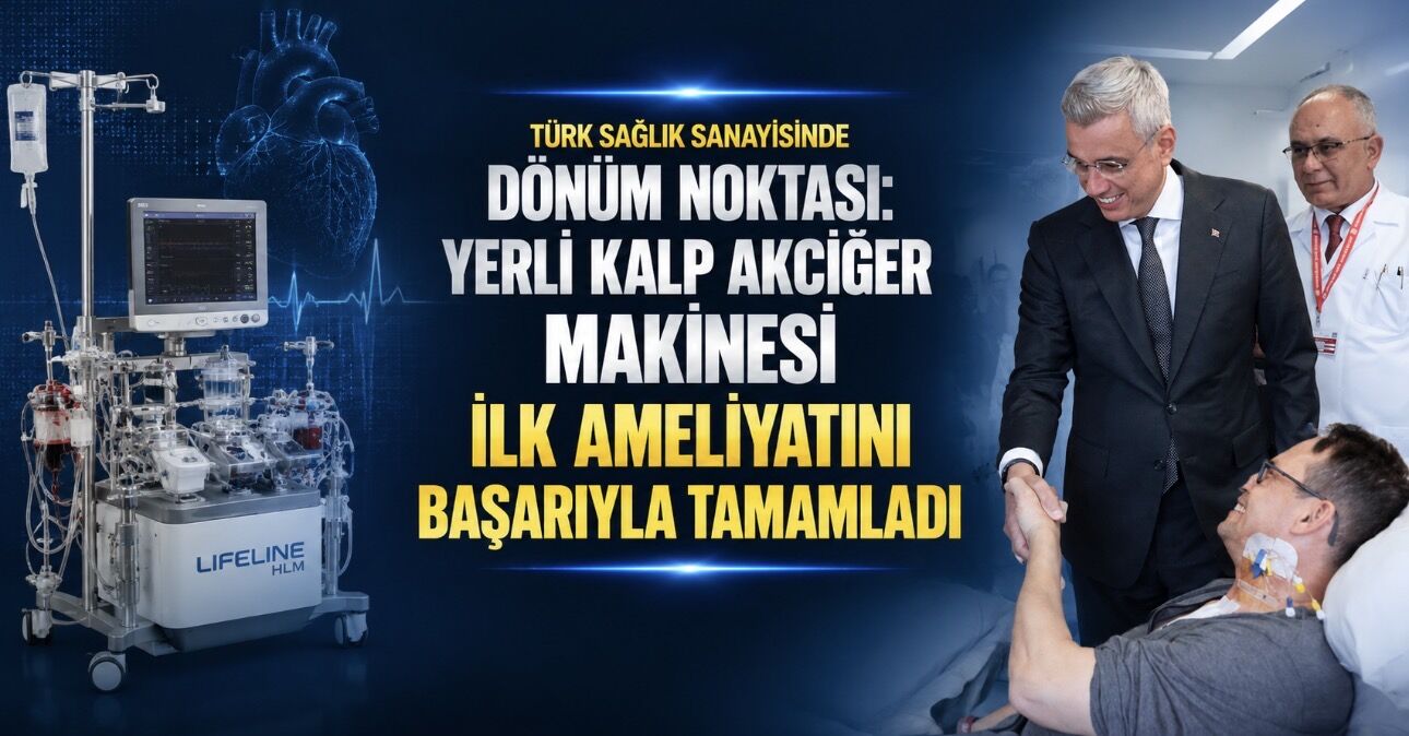 ASELSAN’ın Yerli Kalp Akciğer Makinesi İlk Açık Kalp Ameliyatında Başarıyla Kullanıldı