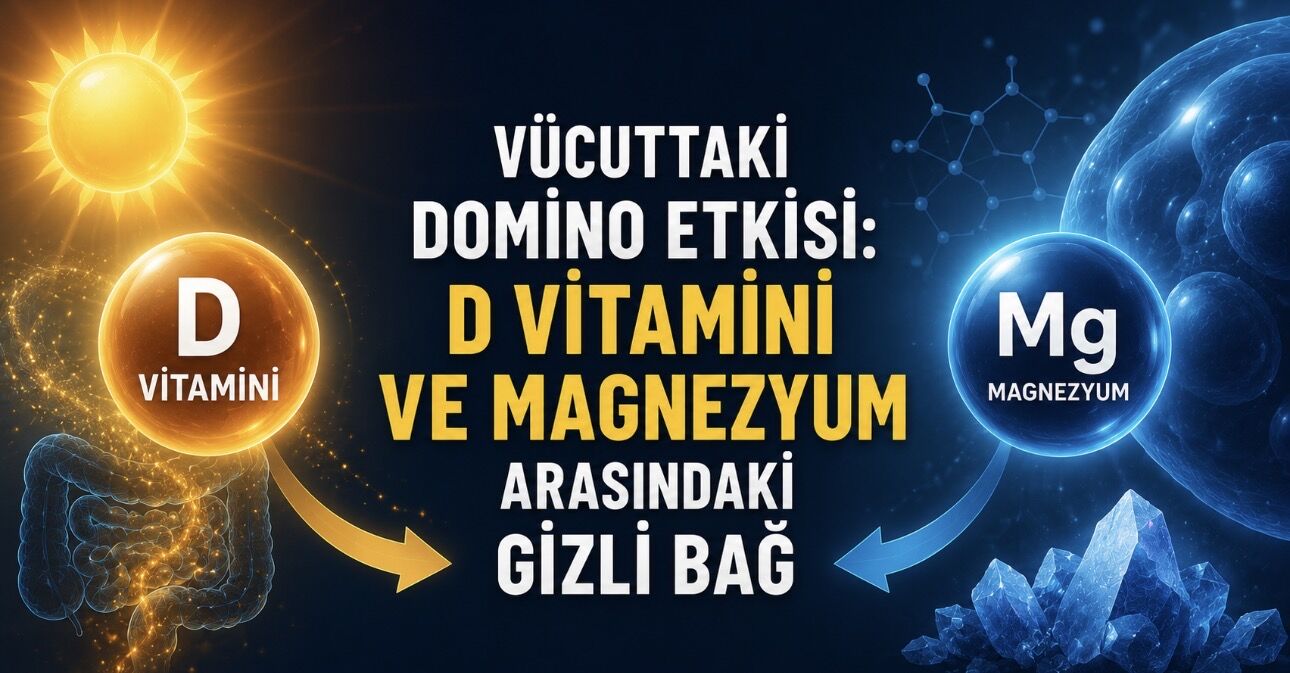 Vücuttaki Domino Etkisi: D Vitamini Eksikliği Magnezyumu, Magnezyum da D Vitaminini Etkiliyor