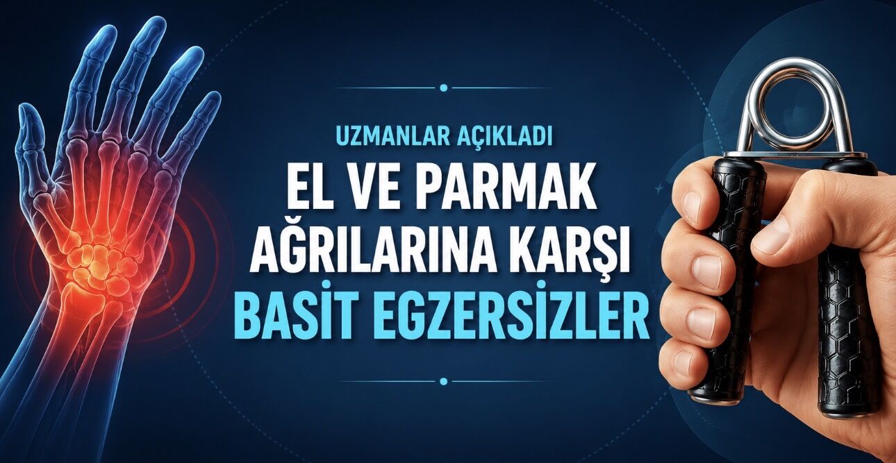 El ve Parmak Ağrısına Karşı Basit Egzersizler: Uzmanlardan “Yavaş ve Düzenli Hareket” Uyarısı