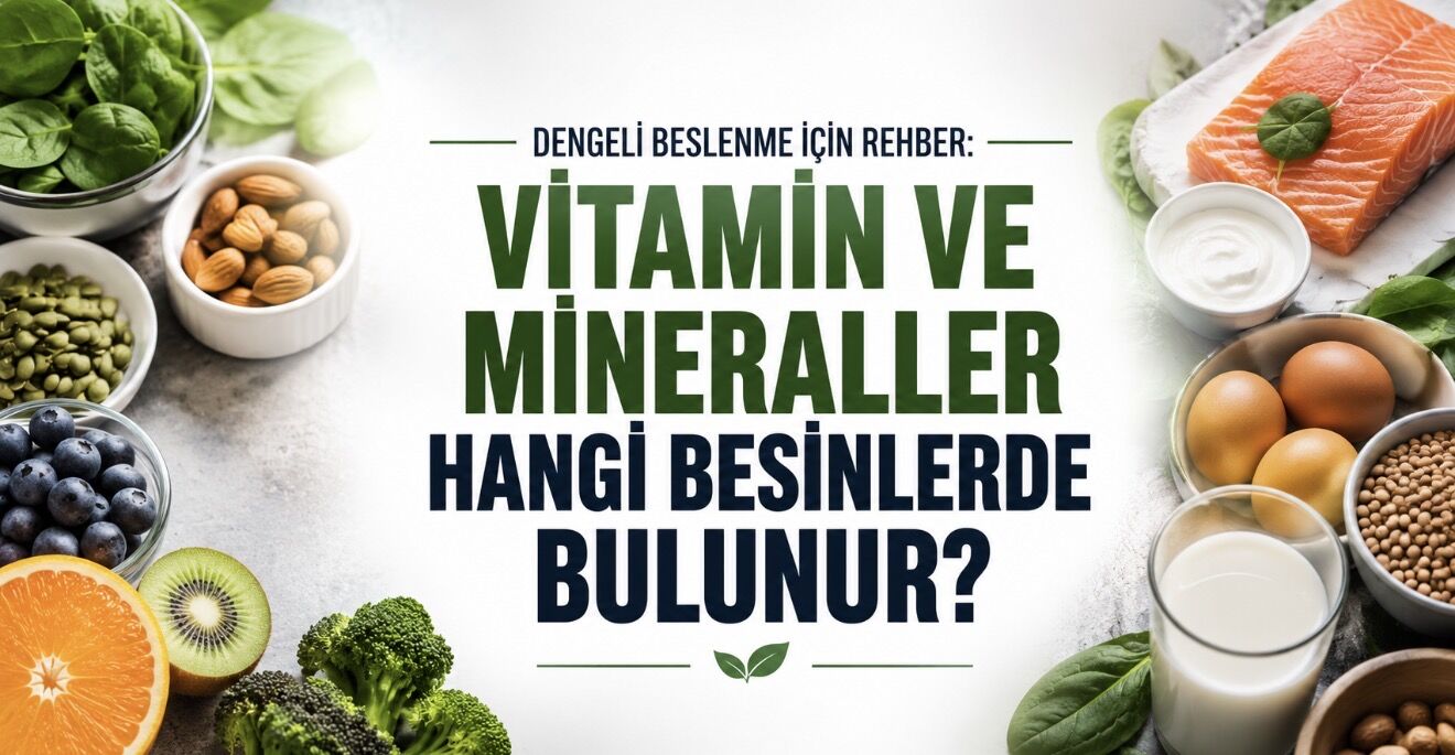 Vitamin ve Mineral Kaynakları: Hangi Besin Hangi İhtiyacı Karşılıyor?