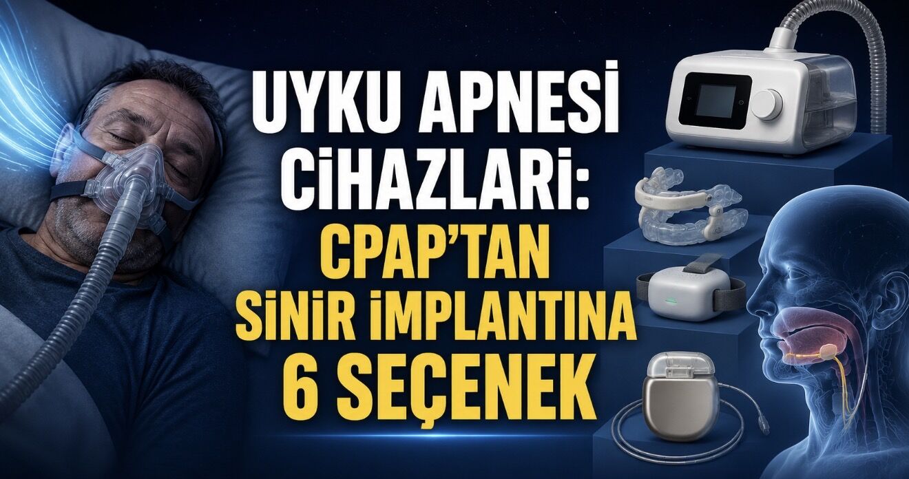 CPAP Tek Seçenek Değil: Uyku Apnesinde 6 Cihaz Türü