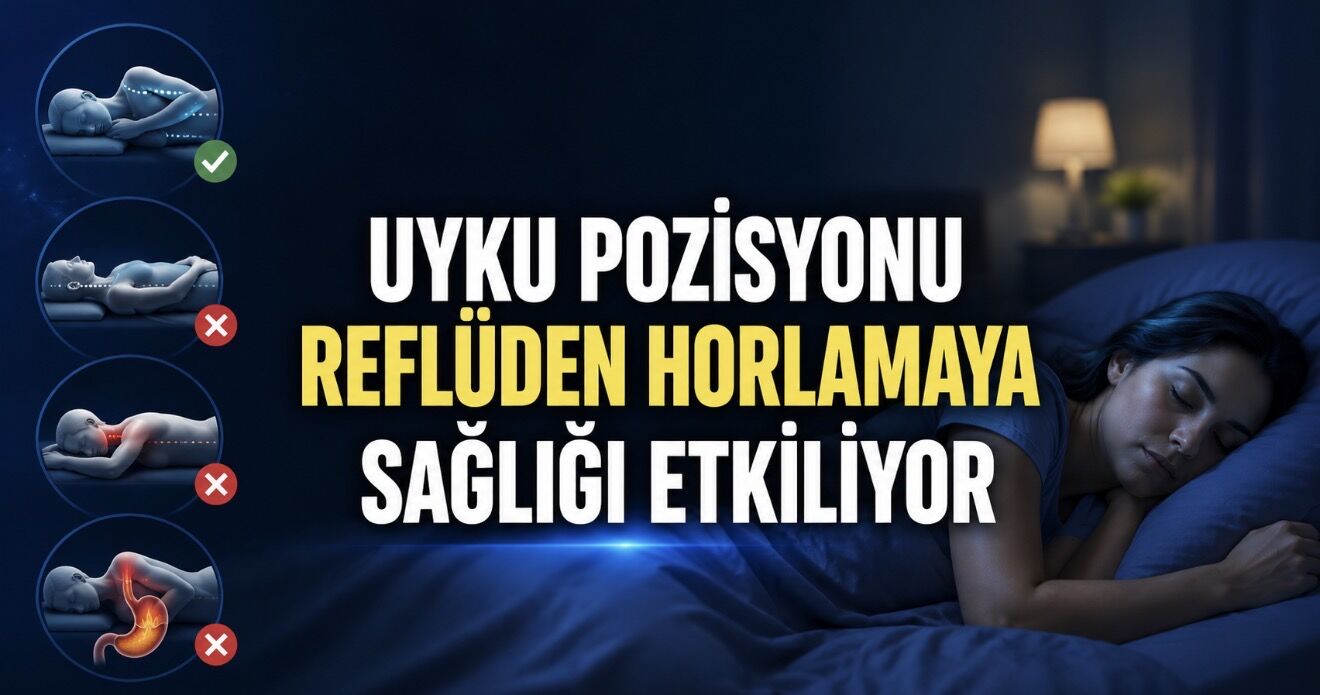 Uyku Pozisyonu Reflüden Horlamaya Sağlığı Etkiliyor