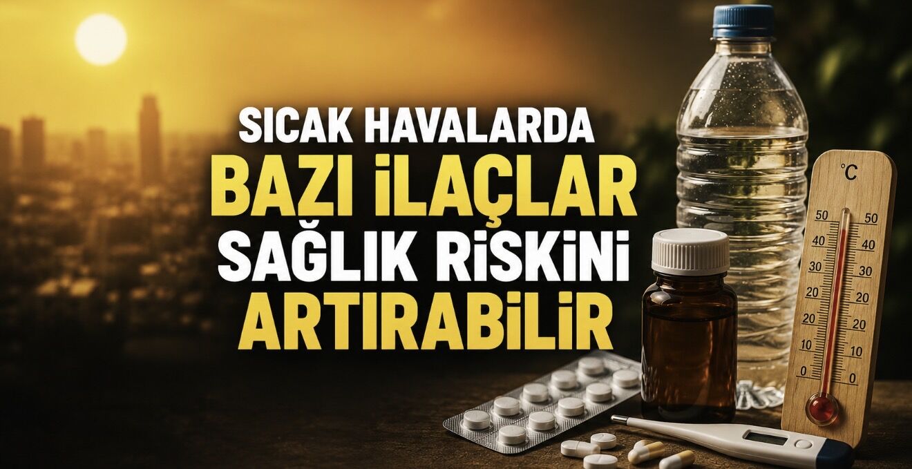 Sıcak Havalarda Bazı İlaçlar Sağlık Riskini Artırabilir
