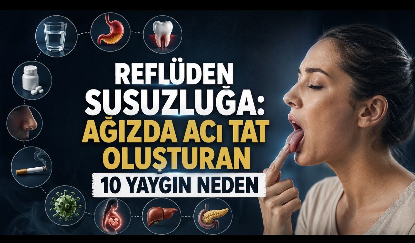 Ağızda Acı Tat Hissi Neden Olur? En Sık Görülen 10 Neden