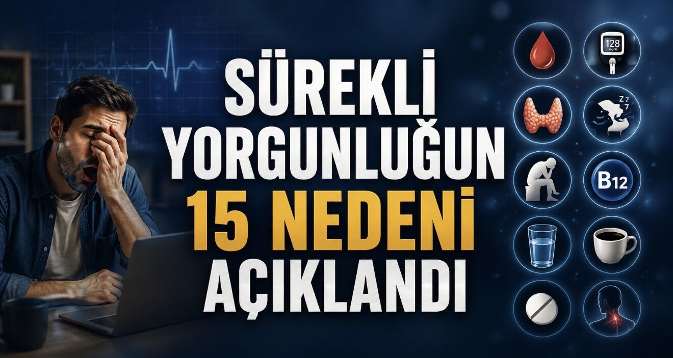 Sürekli Yorgunluğun 15 Nedeni: Araştırma Her 7 Yetişkinden 1’ini İşaret Ediyor