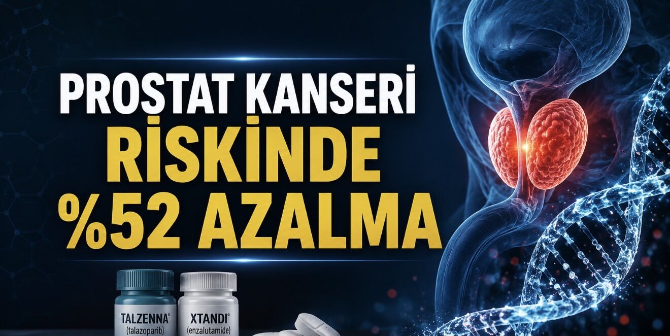 Faz 3 çalışma: Prostat kanserinde hedefe yönelik tedavi ölüm veya ilerleme riskini %52 azalttı