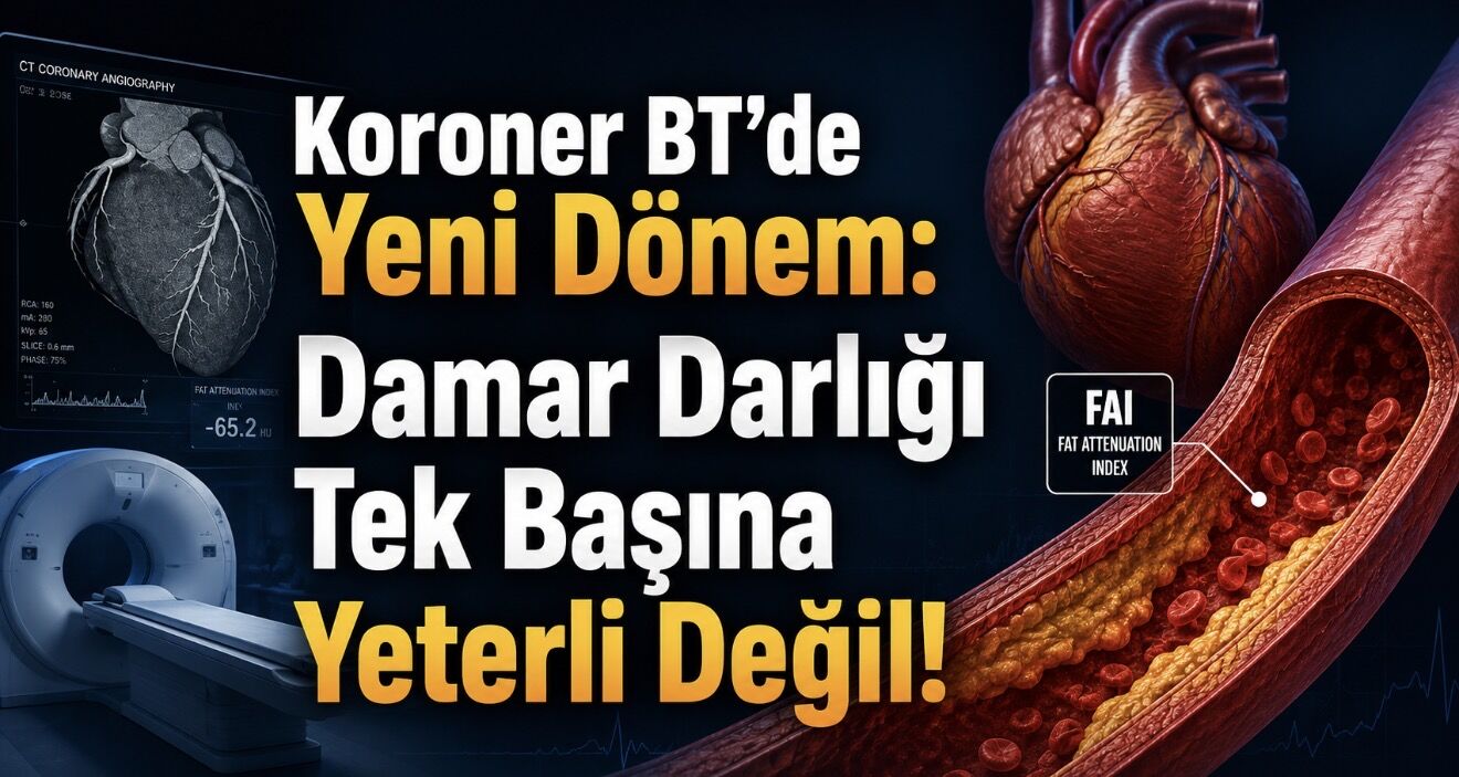 Araştırma: Koroner BT Anjiyografide Yeni Dönem mi? Büyük Çalışma Darlık Kadar Plak ve İnflamasyonun da Önemini Gösterdi