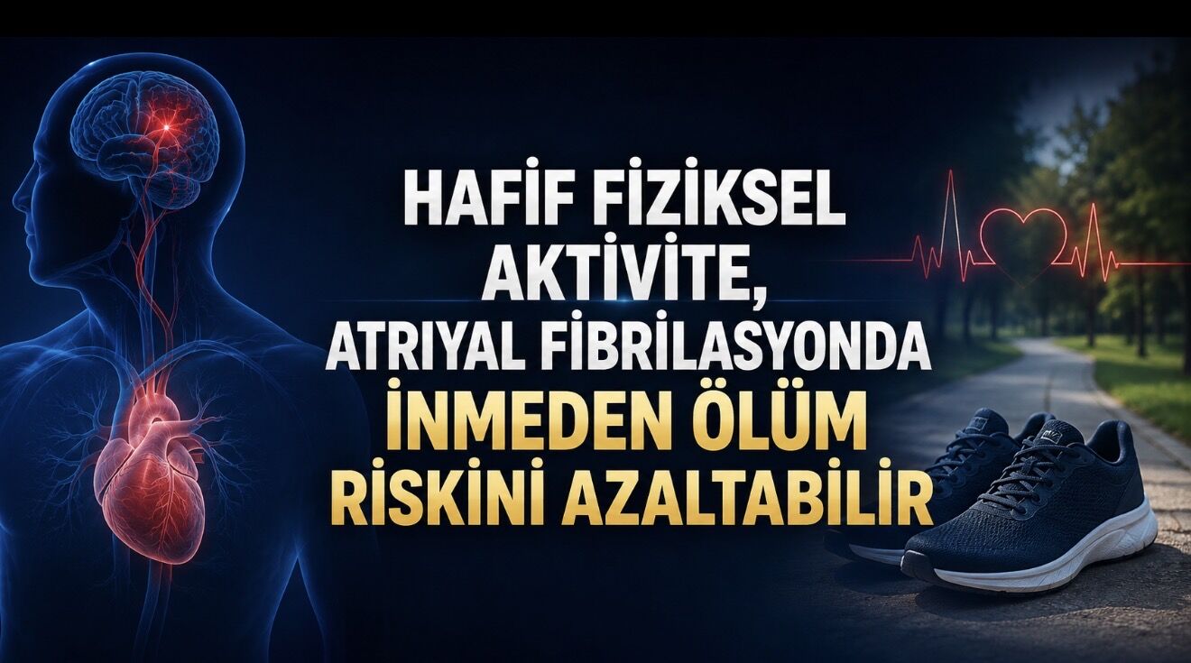 Araştırma: Hafif fiziksel aktivite atriyal fibrilasyonda inmeden ölüm riskini azaltabilir