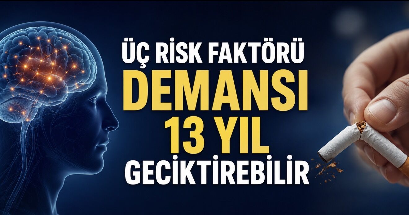 Orta yaşta üç risk faktörünü kontrol etmek demansı 13 yıl geciktirebilir