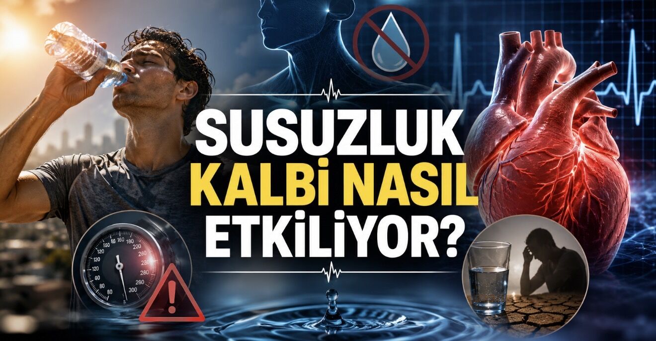 Susuzluk Kalbi Nasıl Etkiliyor? Uzmanlar Gizli Risklere Karşı Uyarıyor
