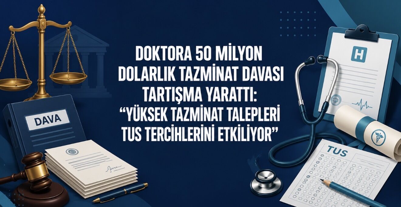 Doktora 50 Milyon Dolarlık Tazminat Davası Tartışma Yarattı: “Yüksek Tazminat Talepleri TUS Tercihlerini Etkiliyor”