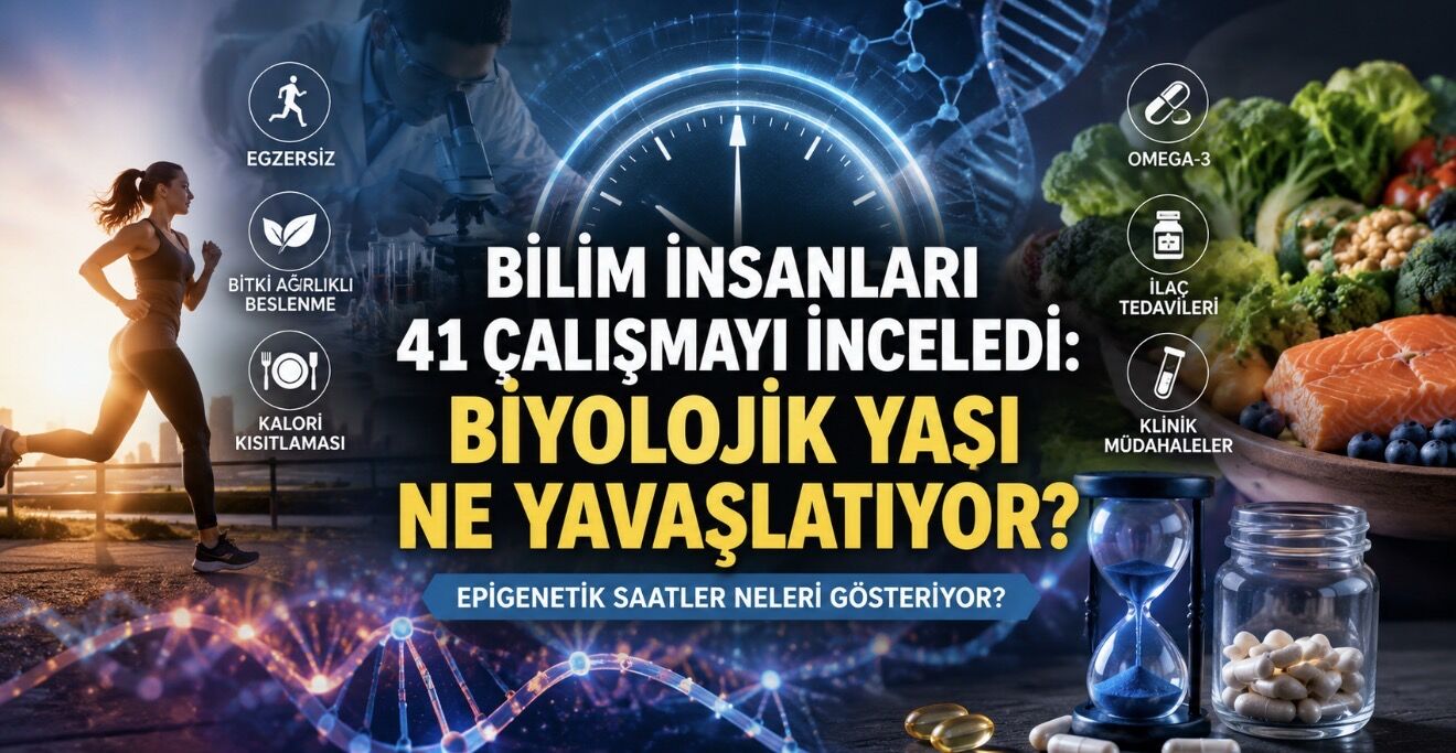Bilim İnsanları 41 Çalışmayı İnceledi: Biyolojik Yaşı Ne Yavaşlatıyor?