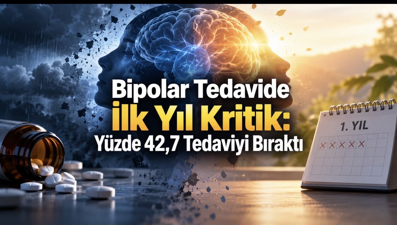Bipolar Bozuklukta İlk Yılda Tedaviyi Bırakma Oranı Yüzde 42,7’ye Ulaştı
