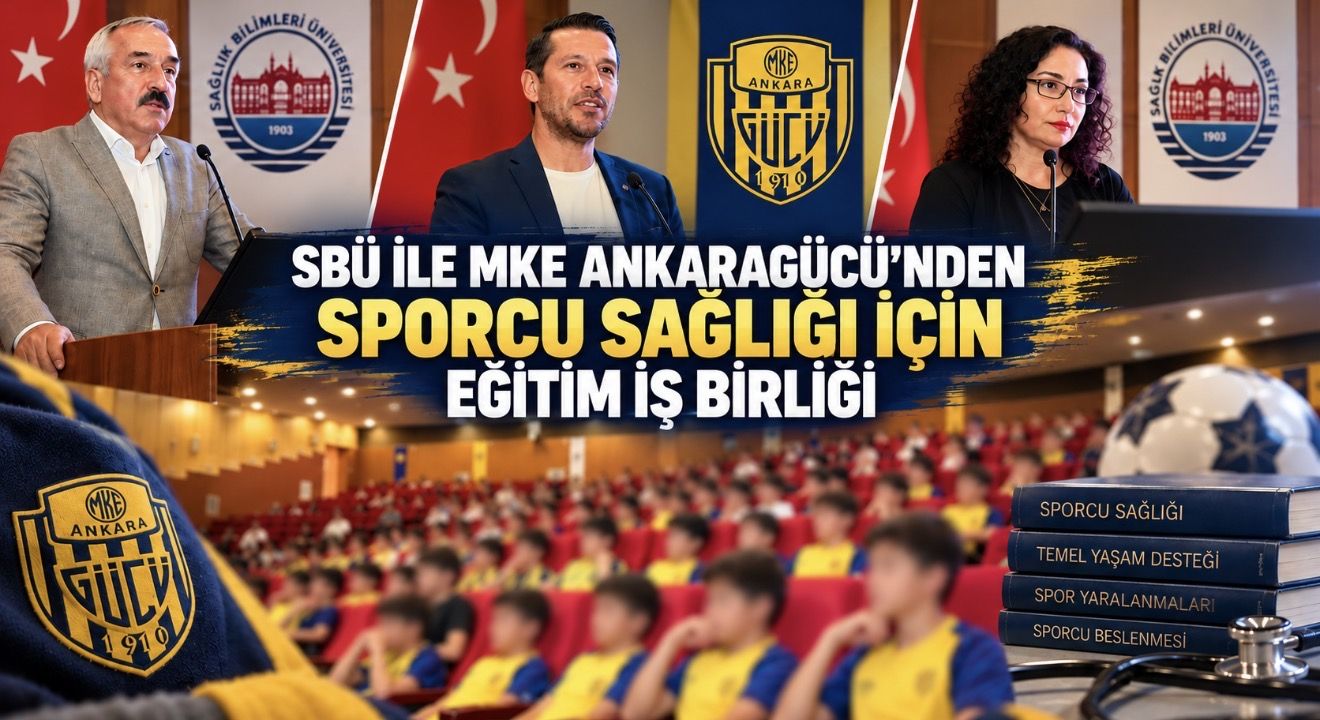SBÜ’den Ankaragücü Altyapısına Sporcu Sağlığı Eğitimi