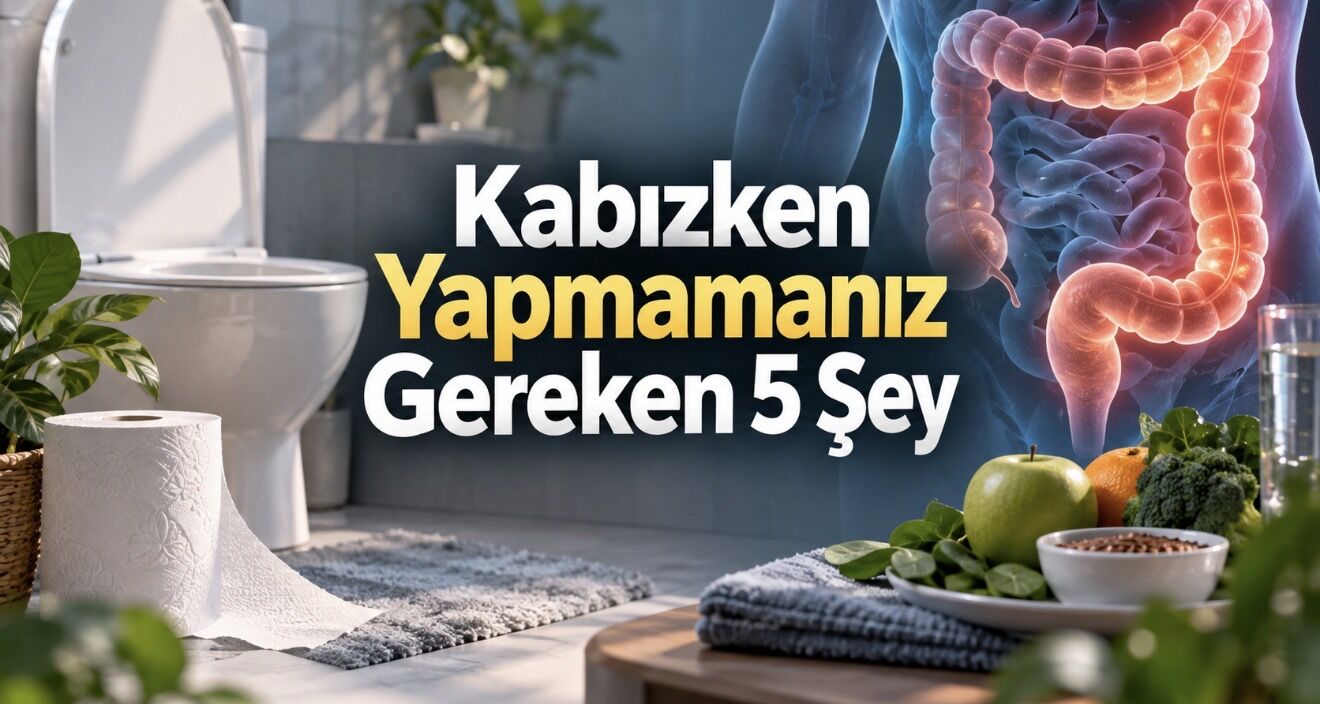Kabızken Yapmamanız Gereken 5 Şey: Gastroenterologların Önerileri
