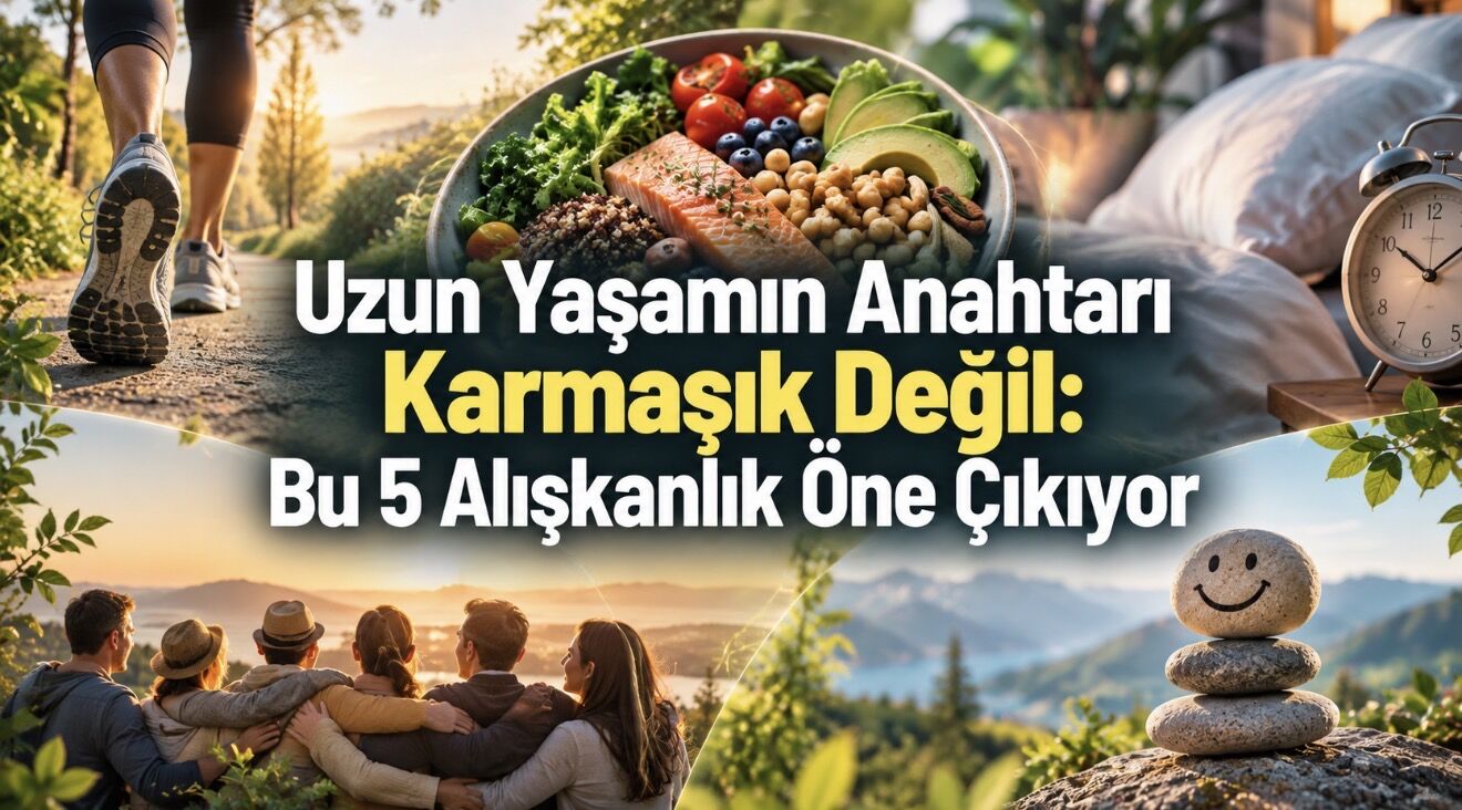 Uzun Ömür İçin Pahalı Takviyelerden Önce Bu 5 Alışkanlığa Bakın
