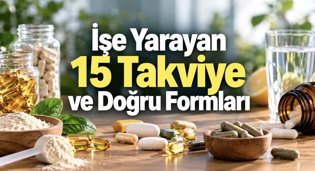 Takviyelerde İlk 15: Faydaları ve Tercih Edilebilecek Formları