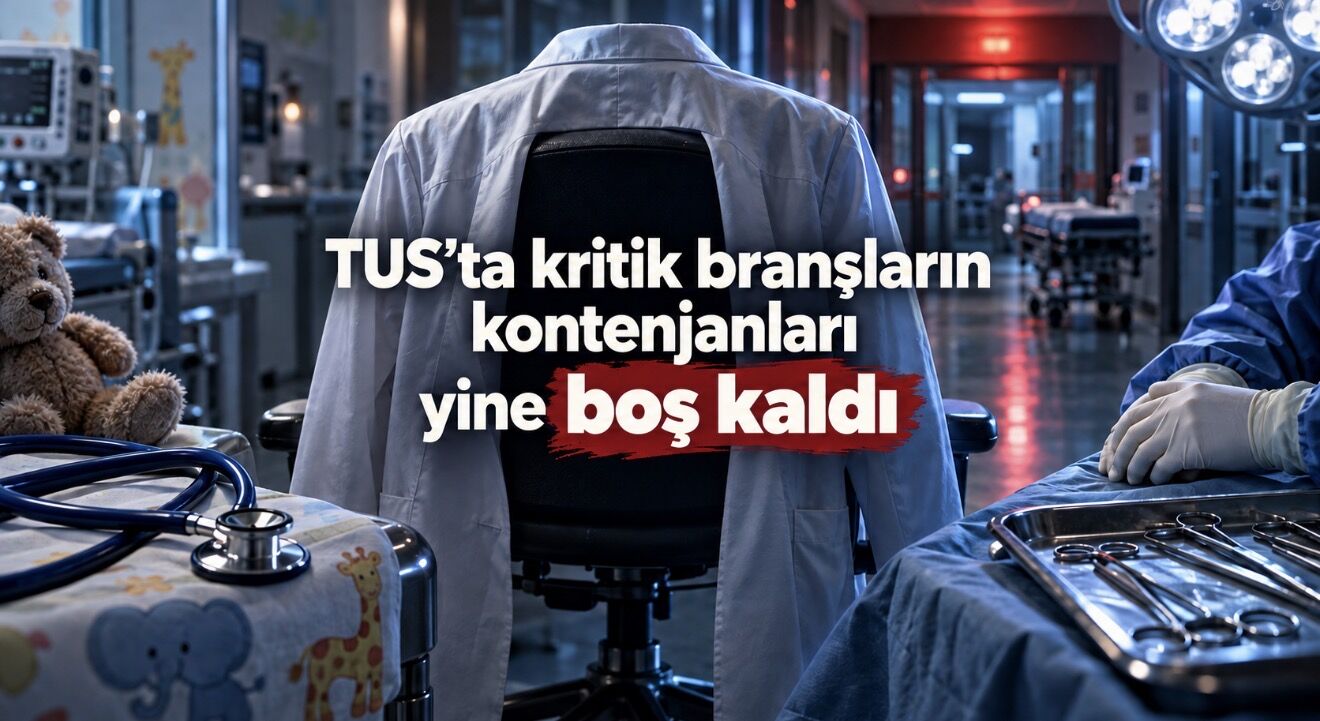 TUS’ta dal değişikliği kontenjanlarının yüzde 97,5’i boş kaldı