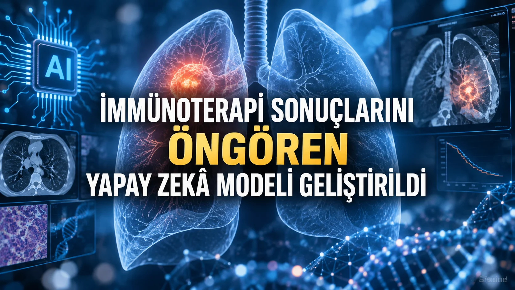 Akciğer Kanserinde Yapay Zekâ: 2.396 Hastada İmmünoterapi Sonuçlarını Öngördü