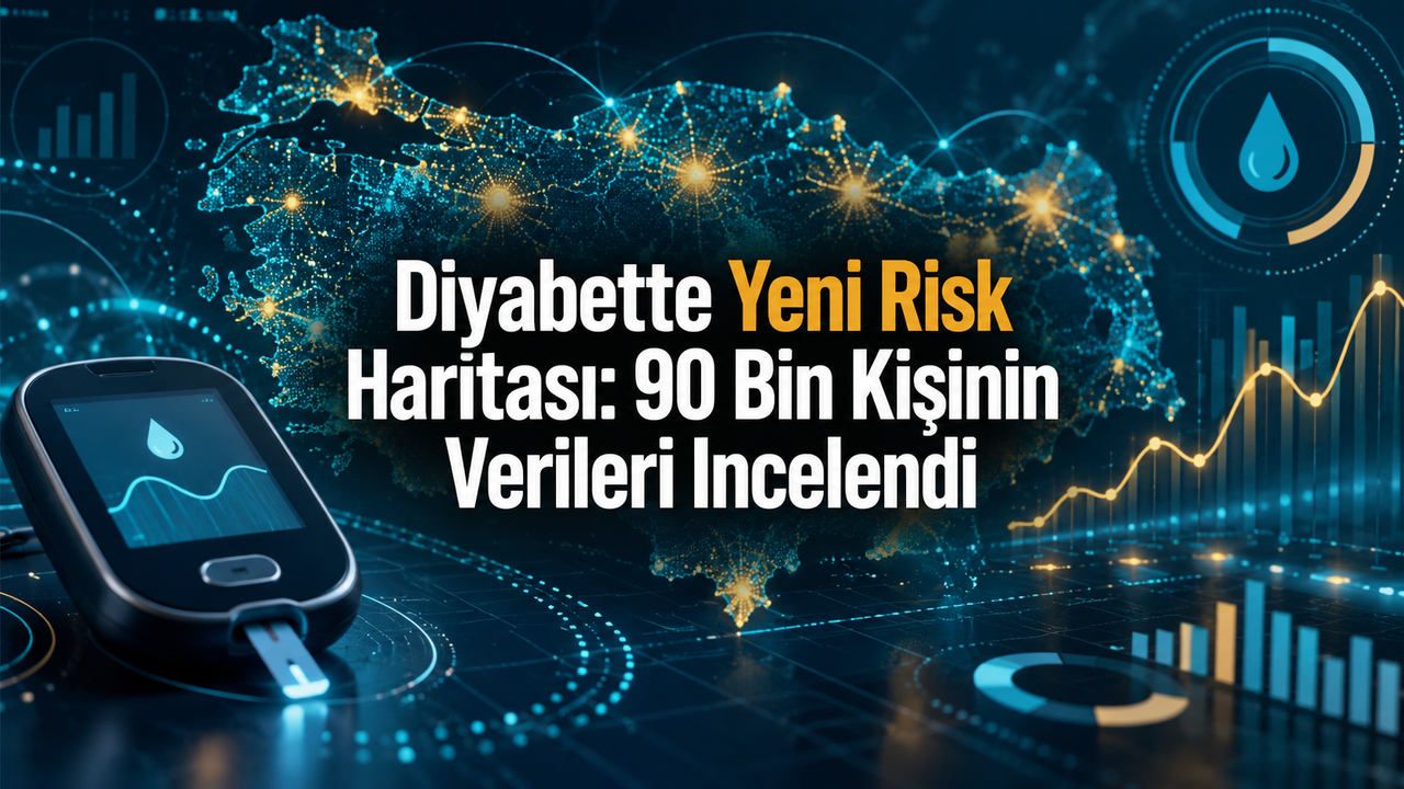 Diyabette Yeni Risk Haritası: 90 Bin Kişinin Kan Şekeri Verileri İncelendi